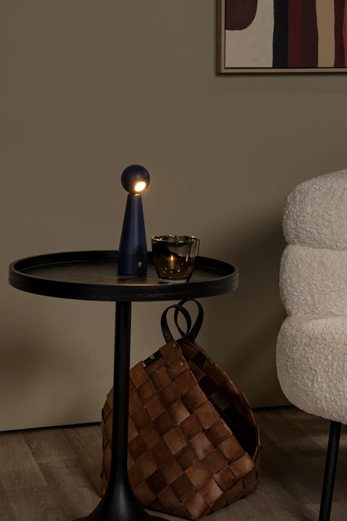 Lucide IPSOS - Lámpara de mesa Recargable - Batería/acumulador - LED Regul. - 1x3W 2700K - Azul - ambiente 1